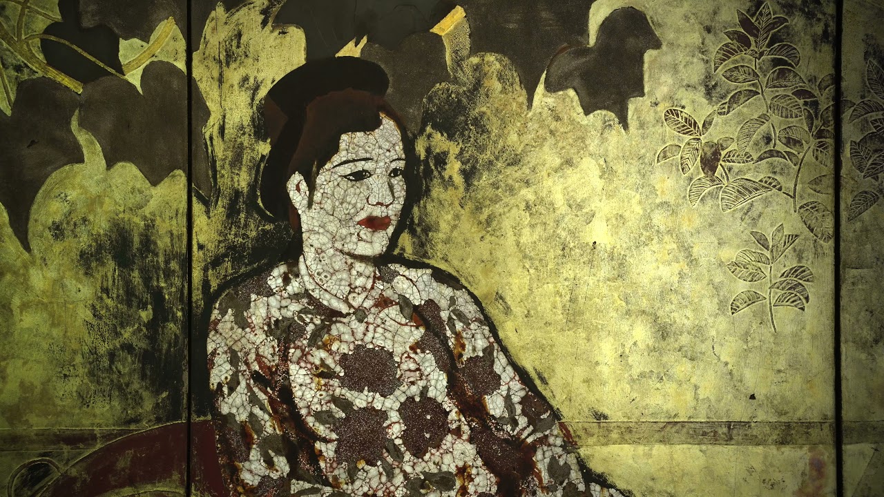 National Treasure   The Standing Screen   Nguyen Gia Tri  P3 Excellent Lacquer Technique