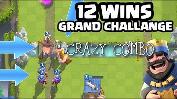 12 WINS GRAND CHALLENGE! BARB HUT HOG THREE MUSK CLASH ROYALE