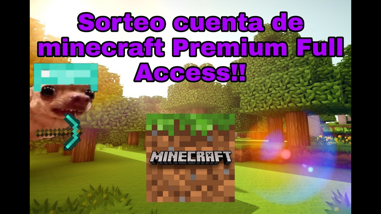 Sorteo cuenta de Minecraft Premium Full Access - YouTube