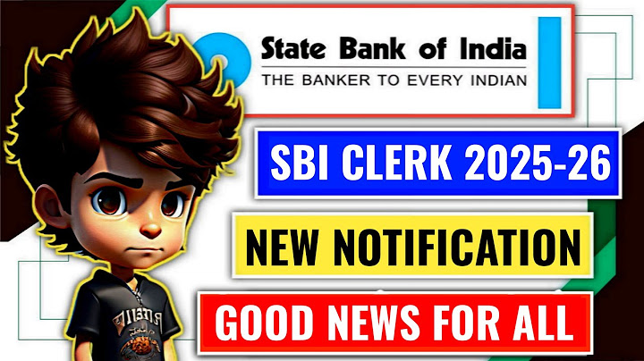 📢 Good News SBI Clerk 2025-26 Notification Update 😱