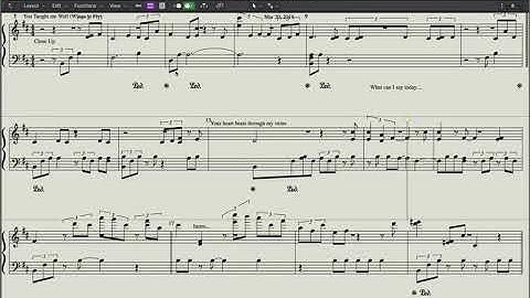 Navigating Logic Pro scores