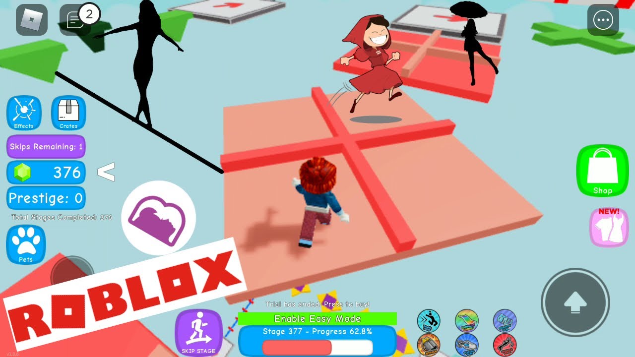 Parkur čelendž u Roblox-u