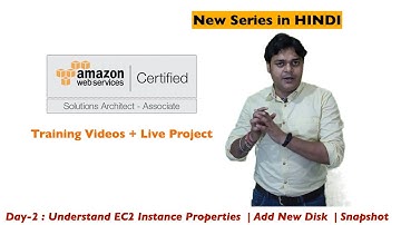 How to add virtual disk to aws instance step by step in hindi  | AWS SAA-2 Certification