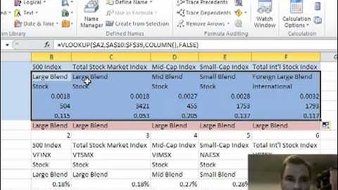 Excel Video 174 COLUMN with VLOOKUP