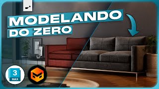 Modelando um SOFÁ REALISTA DO ZERO usando 3DS MAX e MARVELOUS DESIGNER