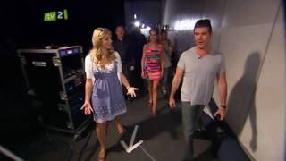 Simon and Cheryl Arguing Over Mints The Xtra Factor 2009