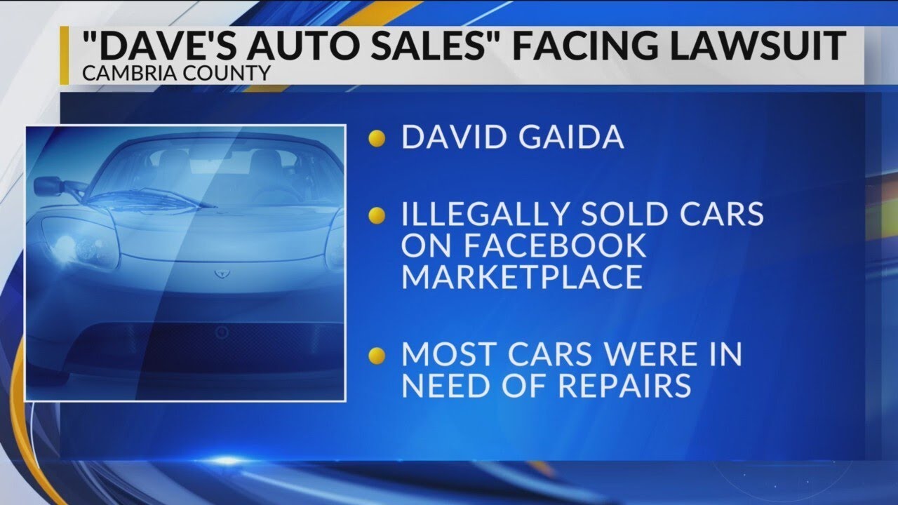 Lawsuit filed against Cambria County car dealer accused of scamming