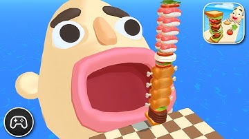 Sandwich Runner - Gameplay Walkthrough Part 10 - Basic Levels 57-59 (iOS, Android) iPad Gameplay
