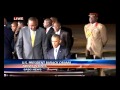 US President Barack Obama's arrival in Kenya