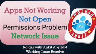 How to Fix Rojgar with Ankit App Not Working | Not Open | Space Issue Profile