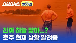 호주 산불 원인. 산불 왜 났고 왜 못 끄고 있나. 시뻘건 하늘의 호주 현재 상황 / 스브스뉴스