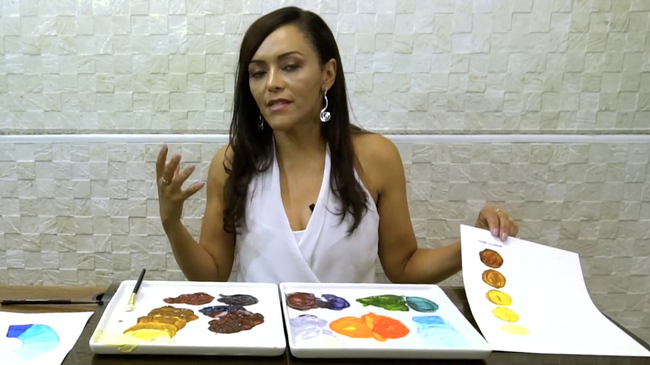 Corrigindo a cor dos cabelos com cores complementares/e altura de tom.