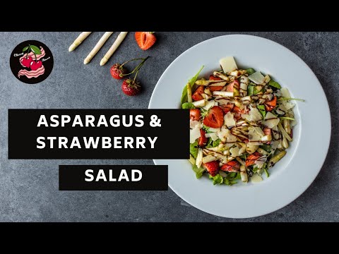 asparagus strawberry salad