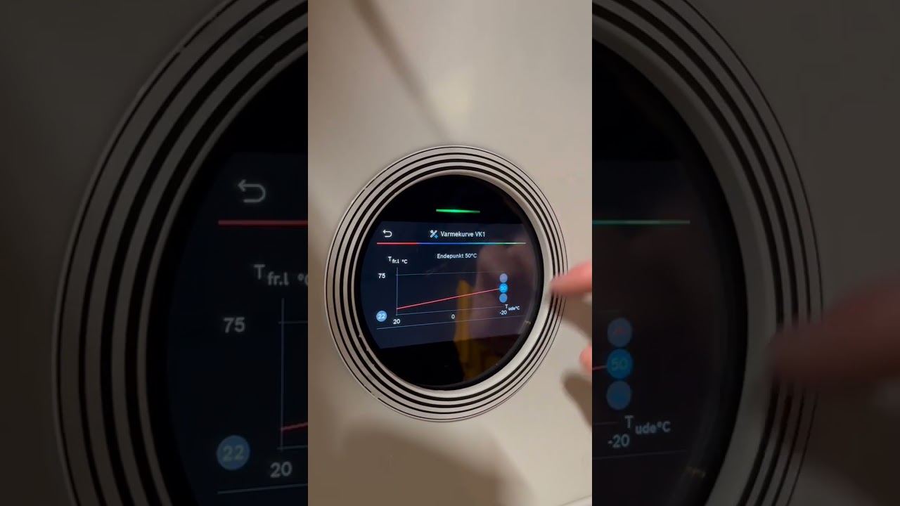 Opsætning af varmekurve til radiator