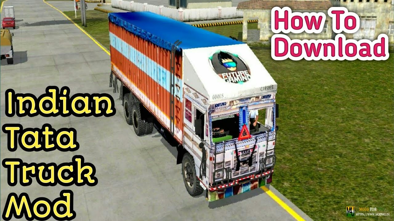 How To Download Indian Tata Truck Mod For Bussid | Tata Truck Mod For