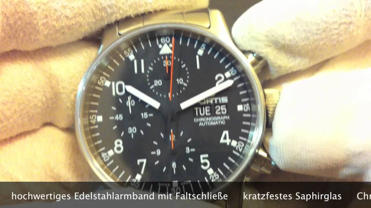 FORTIS FLIEGER AUTOMATIK CHRONGRAPH DAY DATE 597.22.11 M www