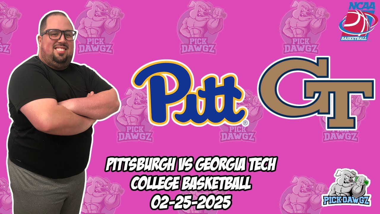 Pitt vs Georgia Tech 2/25/25 Free College Basketball Picks and ...