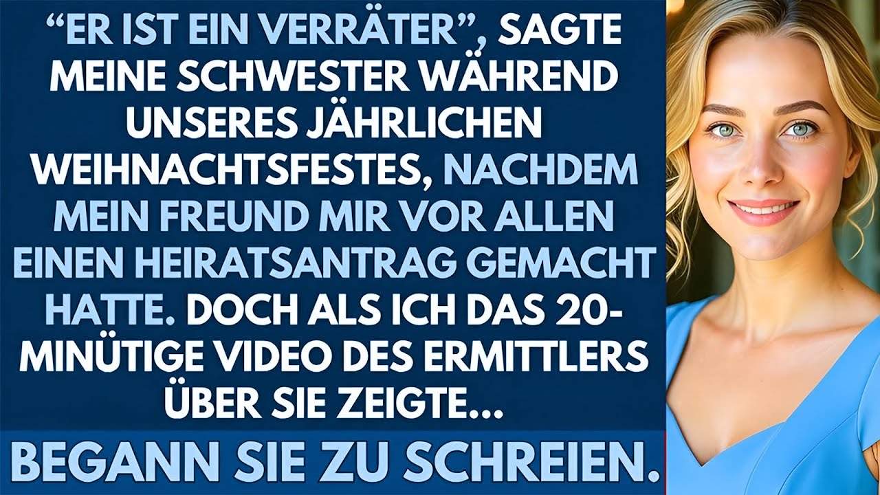 Meine Schwester verkündete vor allen, dass der Mann, den ich heiraten wollte, untreu sei....