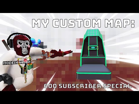 I made a custom gorilla tag map (600 subscriber special)