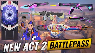 Valorant Episode 7 Act 2 Battle Pass Showcase | Cop or Drop 