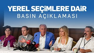 Yerel Seçimlere Dair Basın Açıklaması