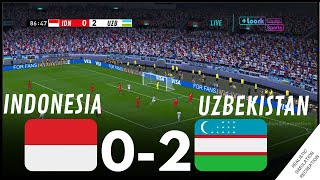 INDONESIA U23 VS UZBEKISTAN U23  AFC U23 ASIAN CUP | Pertandingan Langsung Piala Asia AFC U23 2024