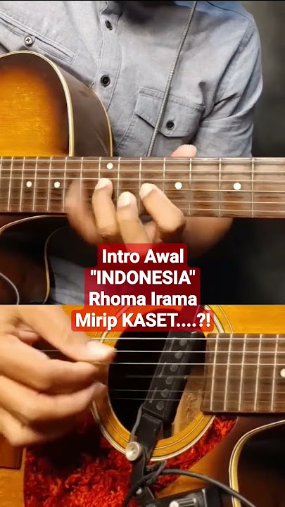 Intro Awal Lagu INDONESIA Rhoma Irama Soneta ‼️versi Gitar AKUSTIK mirip KASET ORI...⁉️