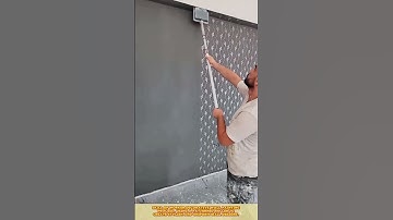 Skilled Worker Decorative Wall Painting #workprocess #walldecor