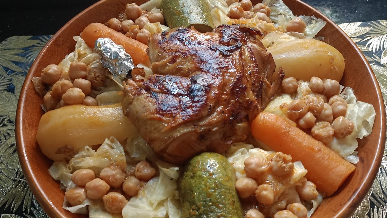 وصفة شخشوخة جزائرية تقليدية بالدجاج على طريقتي الخاصة 😋🥘