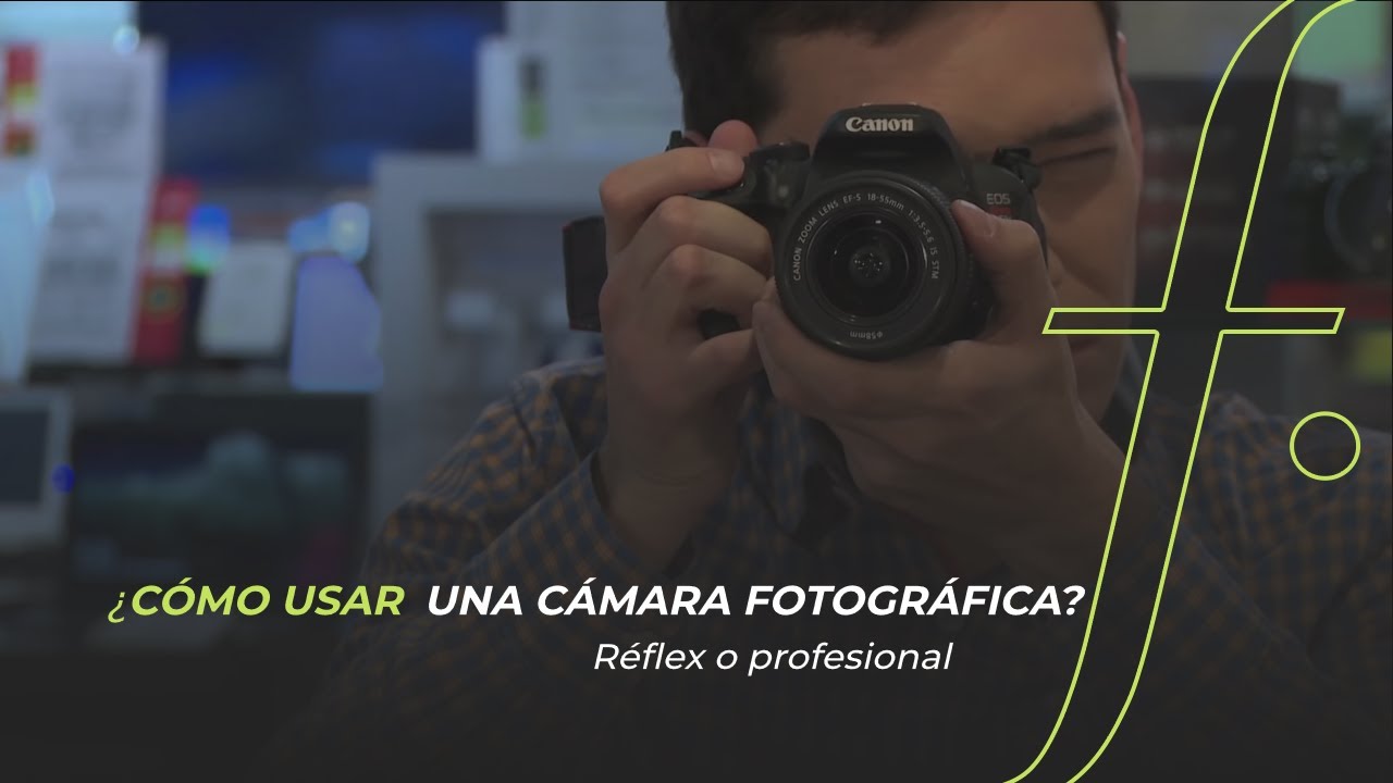 Cómo usar una cámara fotográfica réflex o profesional ▻Tutoriales  Falabella.com 