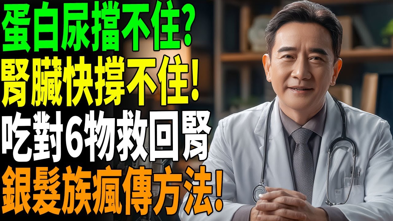 蛋白尿擋不住？吃這6種超級食物幫你修腎救腎⚠️