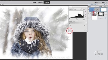Brush and Masking effect Photoshop Elements