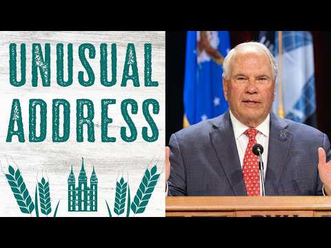 Unusual Address from Elder Rasband Touching on Rare Second Coming Doctrine
