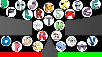 26 ALPHABET LORE Marble Race Tournament - Who will win?