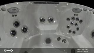 Meet the Jacuzzi® J-495™ Hot Tub | 9-Person Stylish Hot Tub for Entertaining