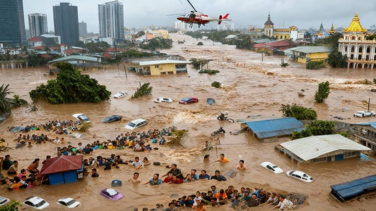 СНОВА трагедия во Вьетнаме — более 431 000 человек спасаются бегством, поскольку смертоносные нав...