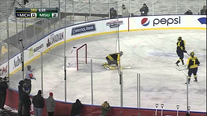 Michigan State vs. Michigan - Men's Hockey Highlig...