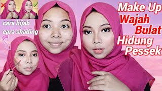 Make Up Untuk Wajah Bulat Hidung Pesek Dan Cara Pakai Hijabnya Hanum Hafikhaa