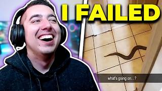 you laugh, you try again Reaction