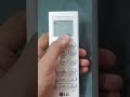 LG A/c Remote Time Settings Tutorial in 60 Second #shorts #lgac #acremote #timesetting