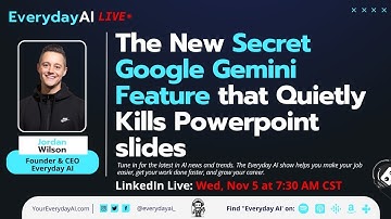 The New Secret Google Gemini Feature that Quietly Kills Powerpoint slides