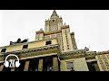 MOSCOW walk ASMR Vorobyovy Gory Moscow State University and observation deck