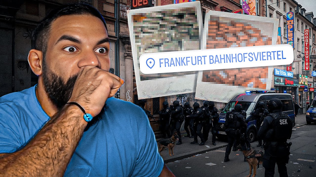 EDIZ IST SCHOCKIERT 😱 Razzia im Frankfurter Bahnhofsviertel eskaliert..🚓