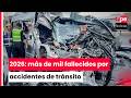 Más de mil muertes por accidentes de tránsito de registraron en lo que va del año