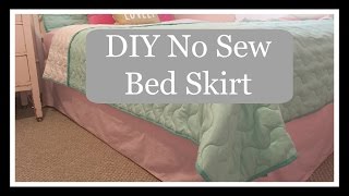 Today I am sharing how I made a bed skirt for Molly