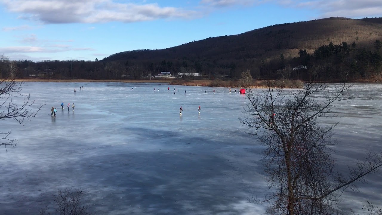 Ice Skating on the Retreat Meadows, Brattleboro, Vermont YouTube