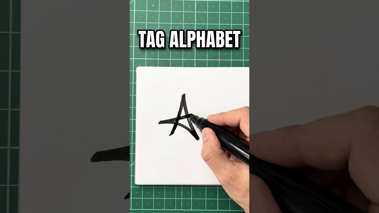 Graffiti alphabet Tag