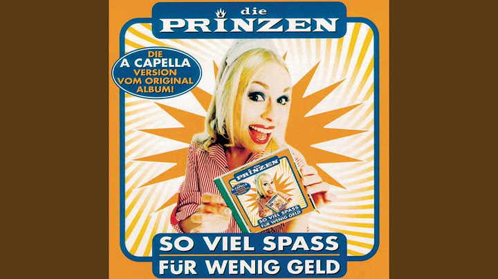 Du müßtest jetzt hier sein (A Cappella)