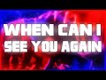 WHEN CAN I SEE YOU AGAIN? - SONIC 3