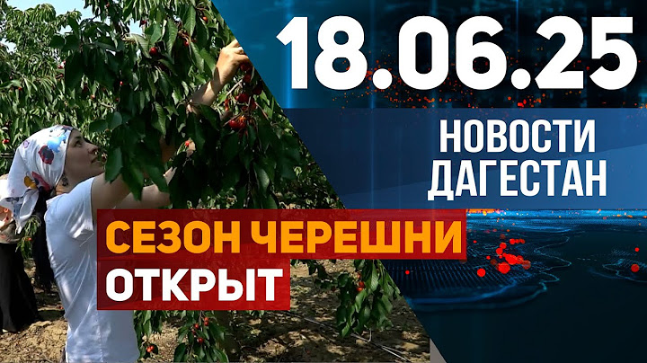 Черешневый сезон в Дагестане. Новости Дагестана за 18.06.2025 год